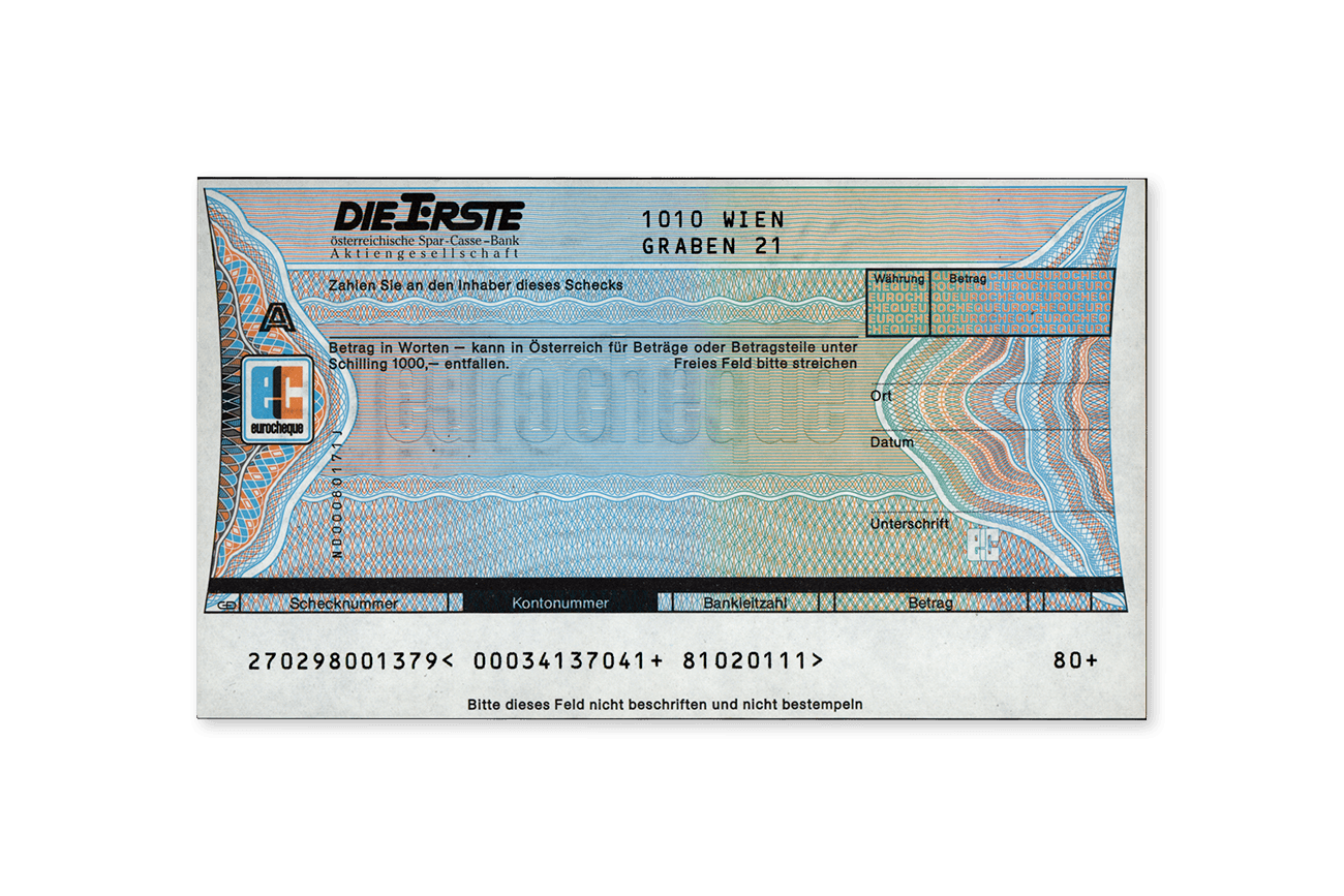 Geldmuseum | Eurocheque